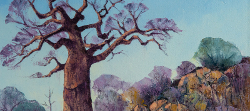 Baobab in Kruger Park 1 | 2019 | Oil on Canvas | 44 x 62 cm